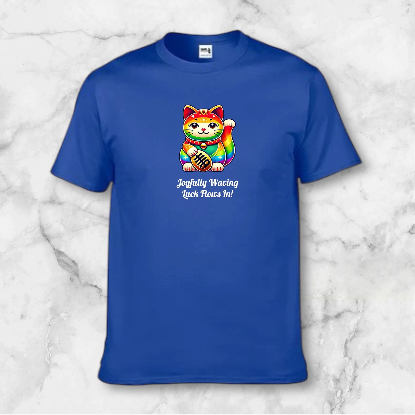 Rainbow Fortune Cat (Shirts of Fortune) by Fort M Treasures