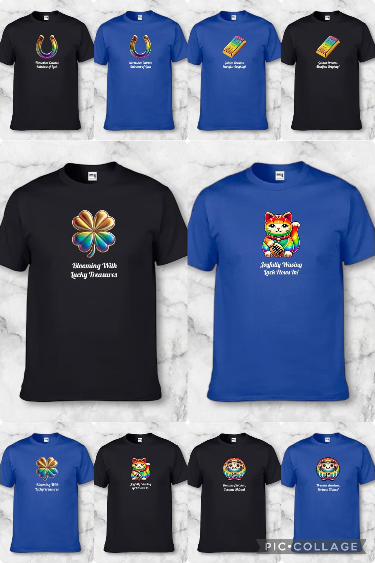 Rainbow Prosperity Gold Bar (Shirts of Fortune) by Fort M Treasures