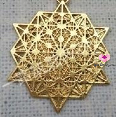 3D Flower Of Life Pendant 4.5Cm With Chain Metaphysical Tool