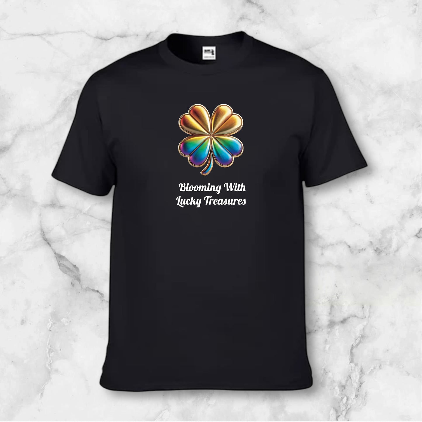 Rainbow Clover Blessings (Shirts of Fortune) by Fort M Treasures