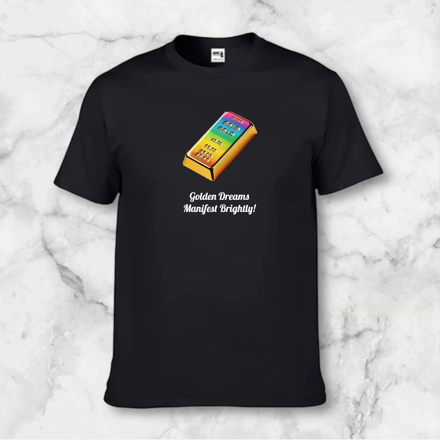 Rainbow Prosperity Gold Bar (Shirts of Fortune) by Fort M Treasures