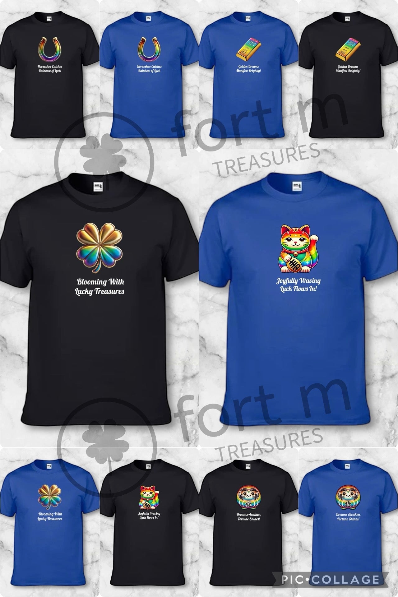 Rainbow Lucky Horseshoe (Shirts of Fortune) by Fort M Treasures