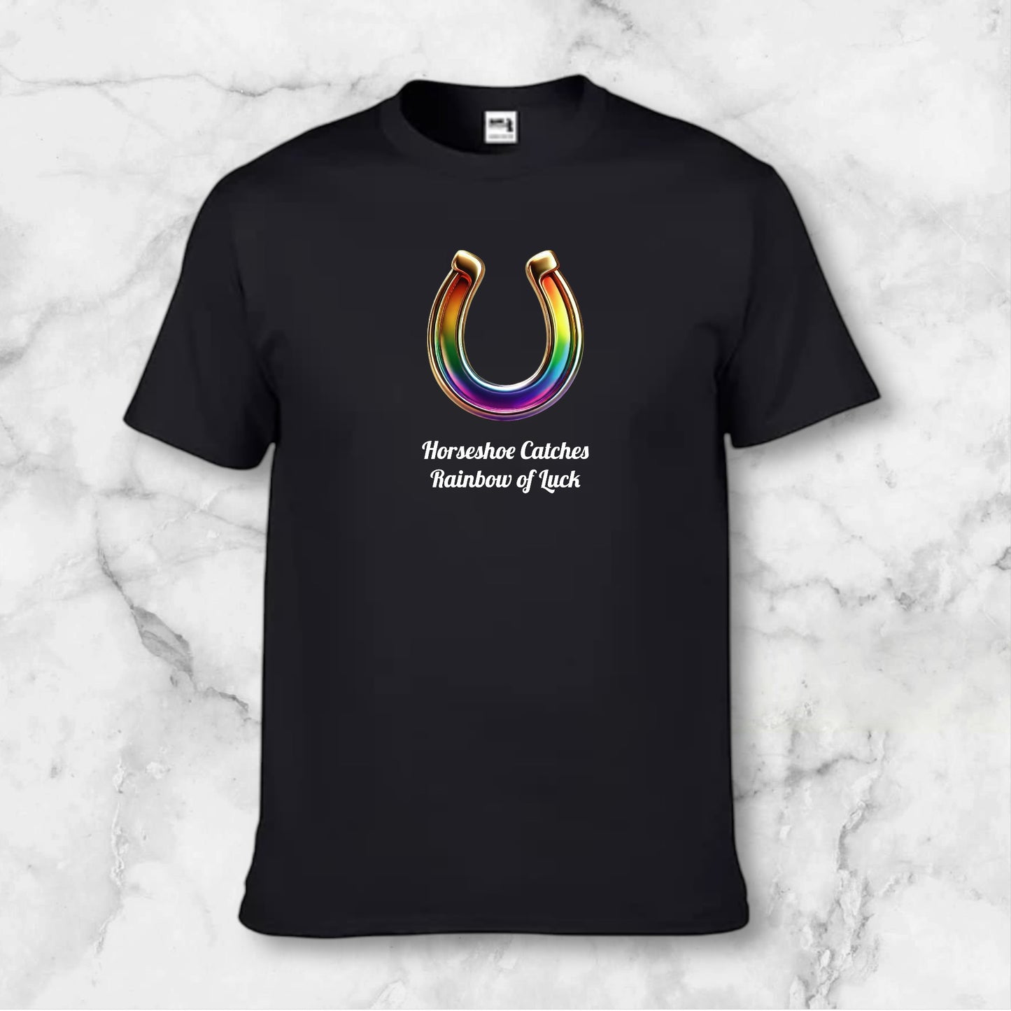 Rainbow Lucky Horseshoe (Shirts of Fortune) by Fort M Treasures