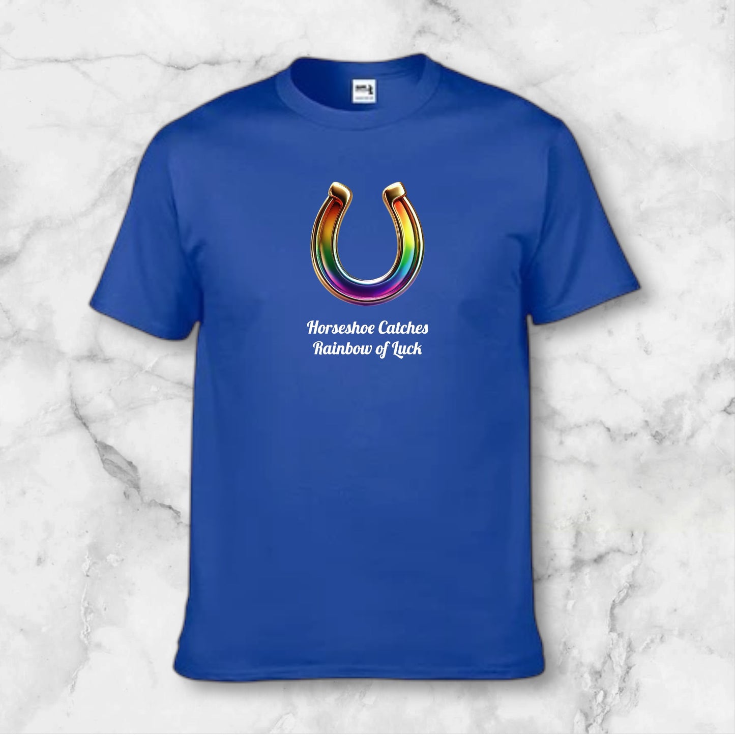 Rainbow Lucky Horseshoe (Shirts of Fortune) by Fort M Treasures