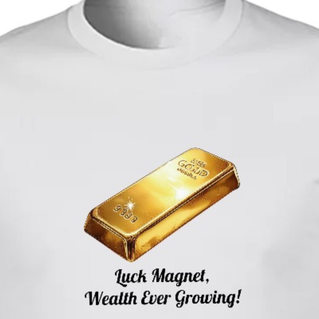 Prosperity Gold Bar (Shirts of Fortune) by Fort M Treasures (Premium Grade)