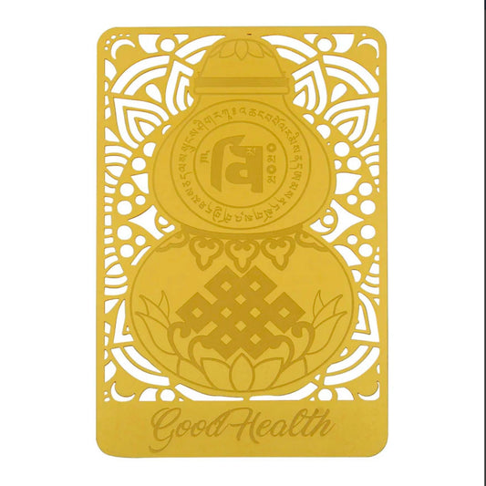 Good Health Talisman Gold Card (Feng Shui)