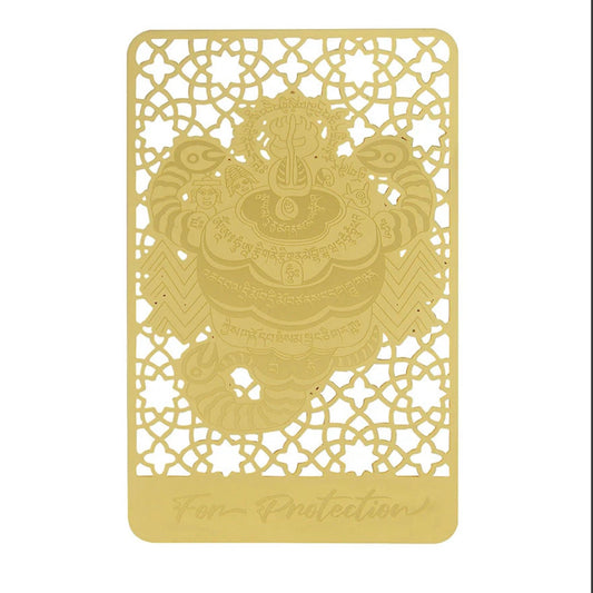 Dorje Drolo Scorpion Talisman Gold Card (Feng Shui)