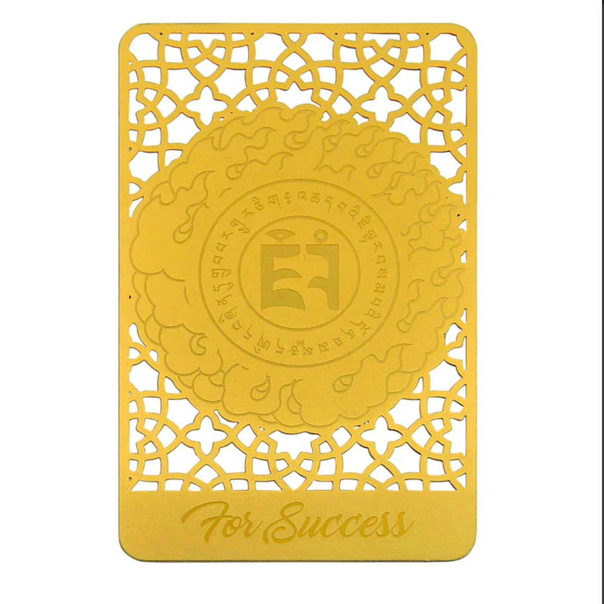 Success Talisman Gold Card (Feng Shui)