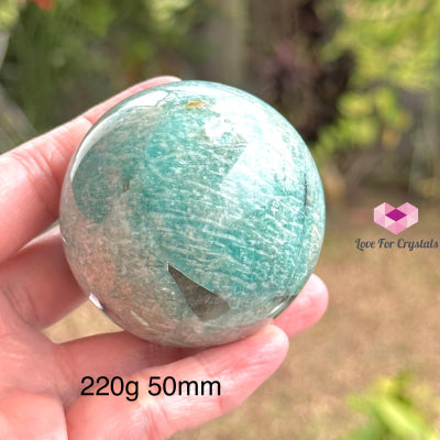Amazonite Sphere (Brazil) 220G 50Mm Polished Crystals