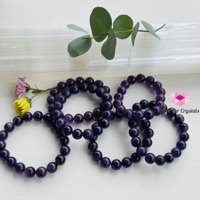 Amethyst 12Mm Bracelet Bracelets & Bangles