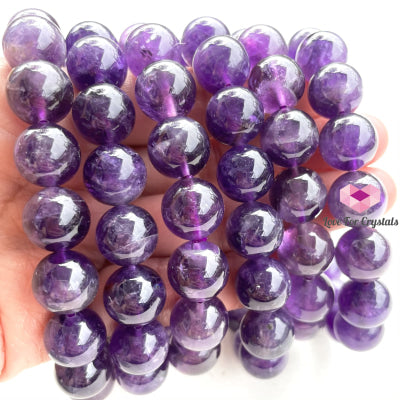 Amethyst 12Mm Bracelet Bracelets & Bangles