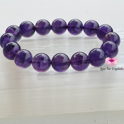 Amethyst 12Mm Bracelet Bracelets & Bangles