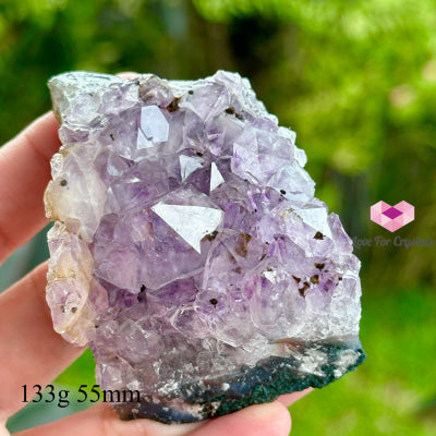 Amethyst Cluster Druse (Brazil) 60-75Mm 133G 55Mm Caves Geodes And Clusters