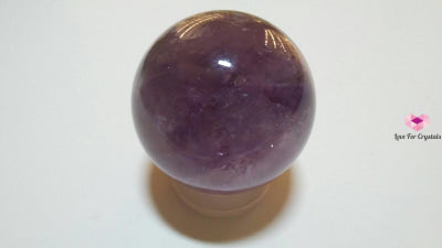 Amethyst Crystal Sphere (Aaa) Brazil Polished Stones