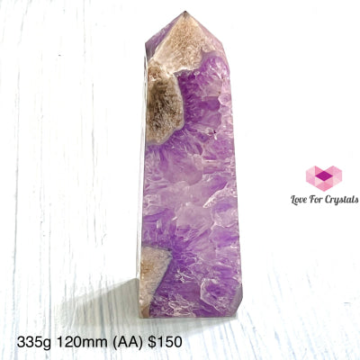 Amethyst Druzy Point (Brazil) 335G 120Mm (Aa)