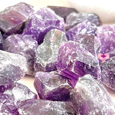 Amethyst Raw (Brazil) Pack Of 2 (20Mm) Crystals