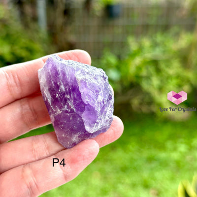 Amethyst Raw Photo 4 Crystals