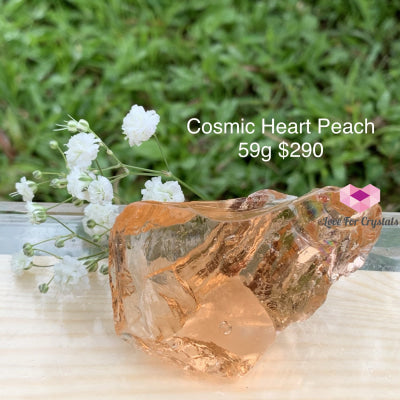 Andara Crystals For Sacral Chakra (Emotional Balance & Creativity) Cosmic Heart Peach 59G