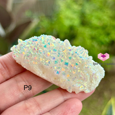 Angel Aura Quartz Cluster 35-50Mm Photo 9 Crystals