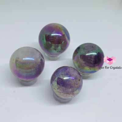 Angel Aura Rainbow Amethyst Sphere (Brazil) Quartz