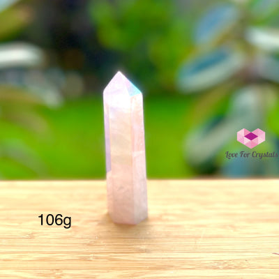 Angel Aura Rose Quartz Tower Points