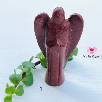 Angel Carved Red Jasper Photo 1 (75Mm)