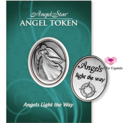 Angels Light The Way (Angel Token By Angel Star) 1 X 1.25 Inch