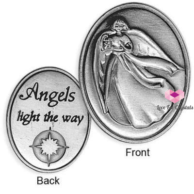 Angels Light The Way (Angel Token By Angel Star) 1 X 1.25 Inch