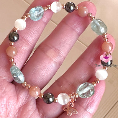 Anxiety Release Crystal Bracelet By Audreys Remedy Bracelets & Bangles
