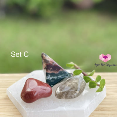 Archangel Uriel Crystal Set (Stability Balance & Security) C Sets