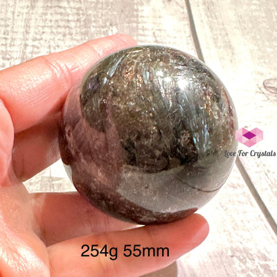 Astrophyllite Firework Sphere (Arfvedsonite) 254G 55Mm