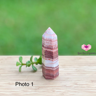 Banded Calcite Points (Banded Onyx) Mexico Photo 1 Crystal