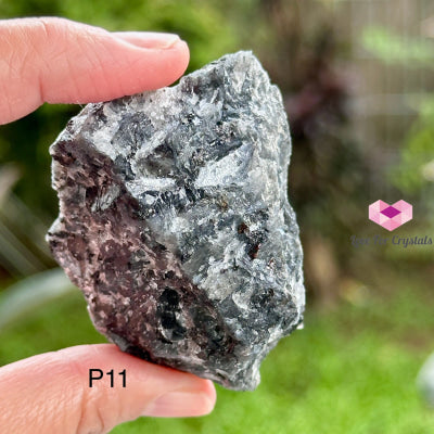 Black Moonstone Raw (Larvikite) 40-50Mm Photo 11 Crystals