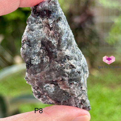 Black Moonstone Raw (Larvikite) 40-50Mm Photo 8 Crystals