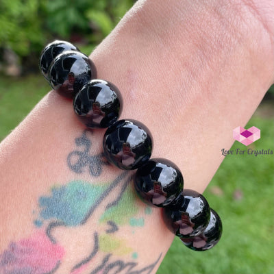 Black Tourmaline Bracelet (14Mm) Bracelets & Bangles