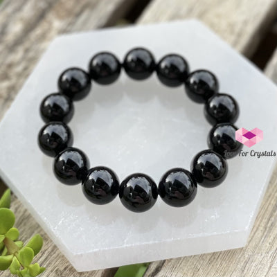 Black Tourmaline Bracelet (14Mm) Bracelets & Bangles