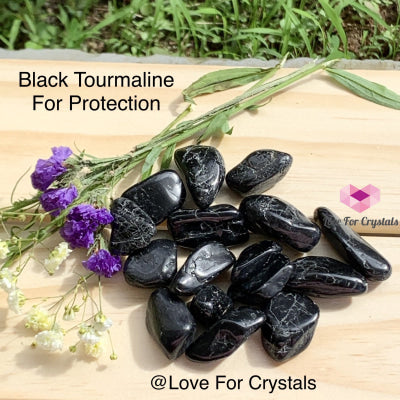 Black Tourmaline Tumbled Per Pack (50G) Brazil Stones