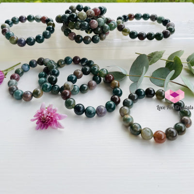 Bloodstone 12Mm Bracelet Bracelets & Bangles