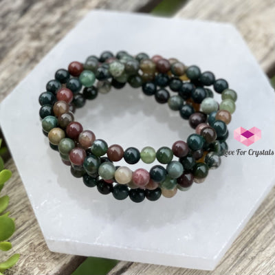 Bloodstone Crystal Bracelet 6Mm Bracelets & Bangles