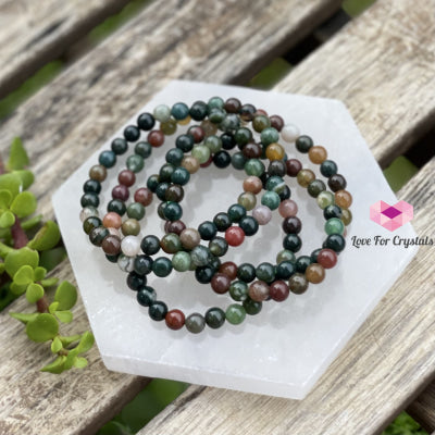 Bloodstone Crystal Bracelet 6Mm Bracelets & Bangles