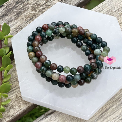 Bloodstone Crystal Bracelet 6Mm Bracelets & Bangles