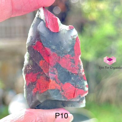 Bloodstone Raw (India) Crystals