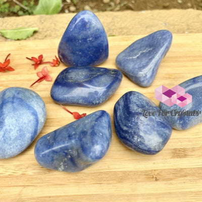 Blue Aventurine Quartz Tumbled (Brazil) Stones