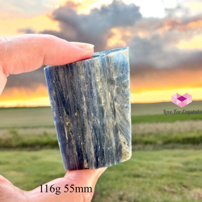 Blue Kyanite Polished Free Form (Brazil) 116G 55Mm Crystal