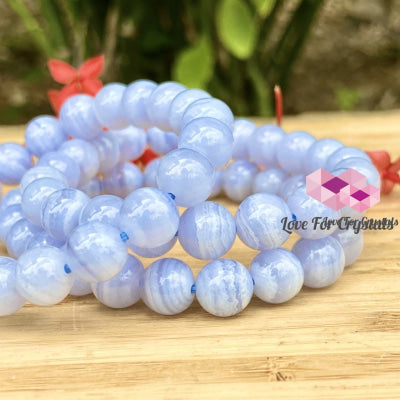 Blue Lace Agate 8Mm Bracelet Bracelets & Bangles