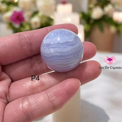 Blue Lace Agate Mini Sphere (20-30Mm) Aaa Grade Photo 4 Crystal Spheres