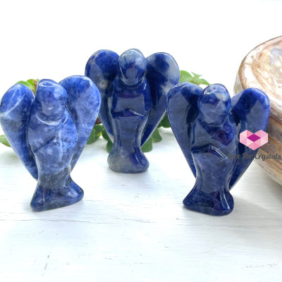 Blue Sodalite Angel (Brazil) Carved