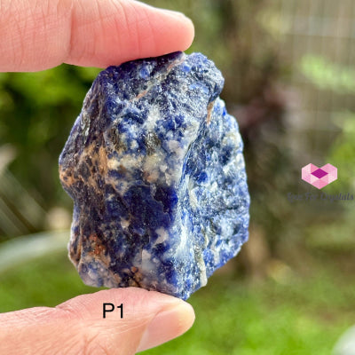 Blue Sodalite Raw (30-40Mm) Brazil Photo 1 Crystals