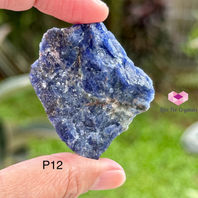 Blue Sodalite Raw (30-40Mm) Brazil Photo 12 Crystals