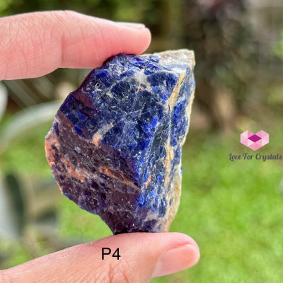 Blue Sodalite Raw (30-40Mm) Brazil Photo 4 Crystals